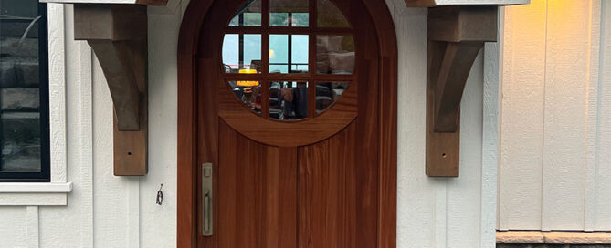 Solid Wood Exterior Door For Sale
